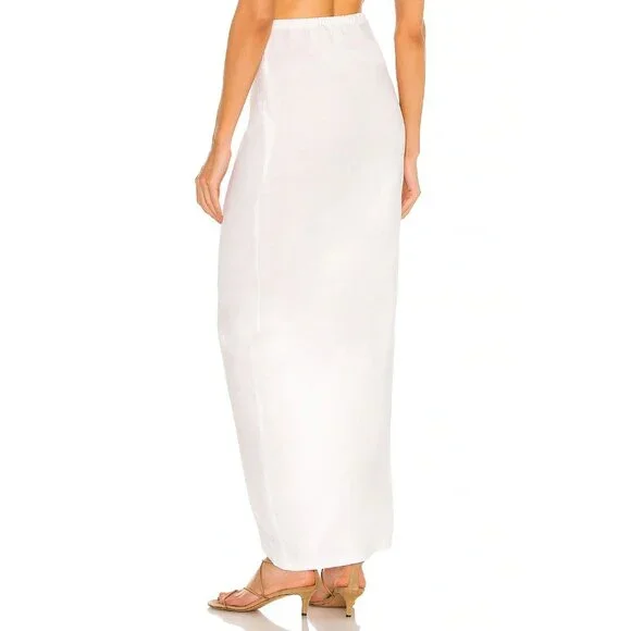 OW Collection X REVOLVE Iris Skirt in White Cover Up - Picture 3 of 4